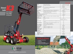 Mini caricatore frontale Ostler K3