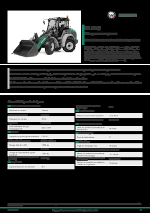 Mini caricatore frontale Kramer KL19.5L