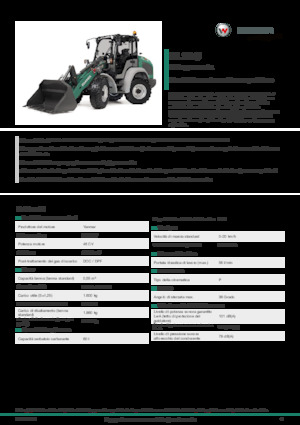 Mini caricatore frontale Kramer KL19.5L