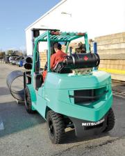 Carrelli elevatori frontali a gas Mitsubishi FG45N