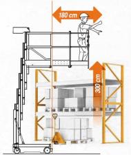 Piattaforme aeree articolate telescopiche Piattaforme aeree verticali Faraone Elevah 65 E-Move