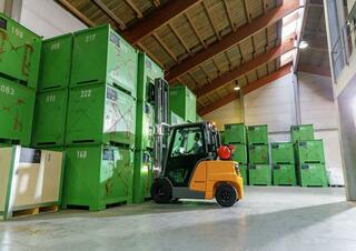 Carrelli elevatori frontali a gas Jungheinrich TFG 435s 