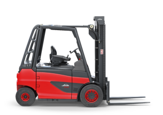 Carrelli elevatori frontali elettrici Linde E45/600HL Becerage triplex