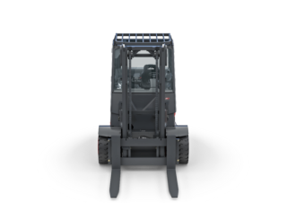 Carrelli elevatori frontali elettrici Linde E80 triplex