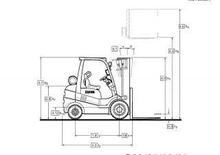 Clark C 20 D Dimensioni e grandezza