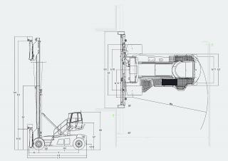 Linde C 90/8 Dimensioni e grandezza