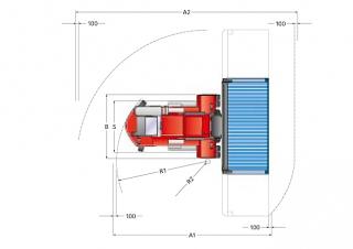 Kalmar DCE 70-40 E5 Dimensioni e grandezza