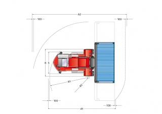 Kalmar DCE 90-45 E6 Dimensioni e grandezza