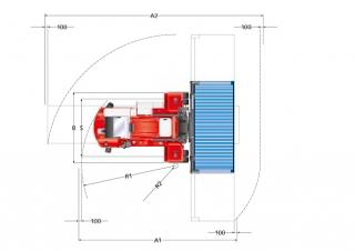 Kalmar DCF 100-45 E6 Dimensioni e grandezza