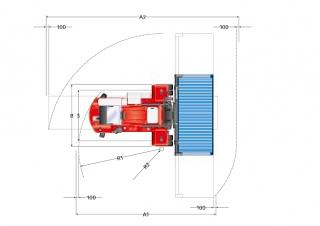 Kalmar DCF 70-40 E5 Dimensioni e grandezza
