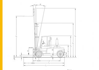 Jungheinrich DFG S90 Dimensioni e grandezza
