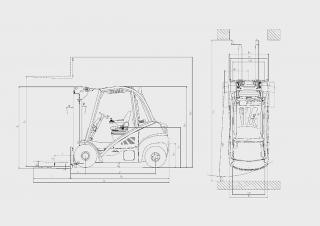 Carrelli elevatori antideflagranti Carrelli elevatori diesel antideflagranti Linde H25/600D