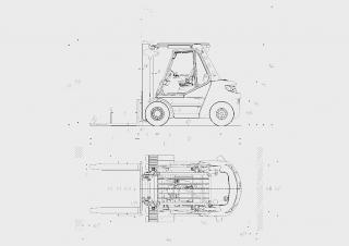 Linde H50/500D Dimensioni e grandezza