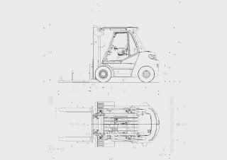 Linde H80D Dimensioni e grandezza