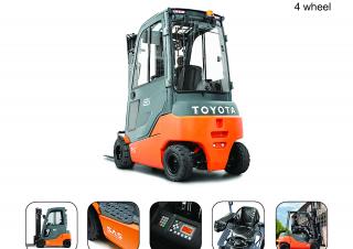 Carrelli elevatori frontali elettrici Toyota 8 FBM 18T 