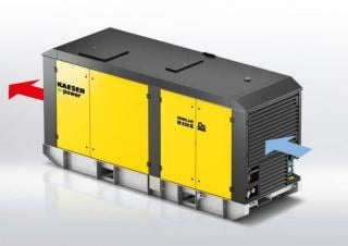 Compressori Compressori Stazionari - Diesel, Elettrici, Benzina Kaeser Mobilair M250E/14 bar
