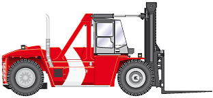 Carrelli elevatori frontali diesel Kalmar DCD250-12LB