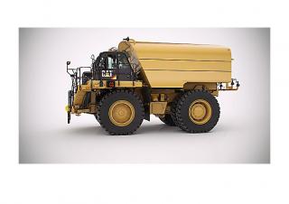 Dumper Rigidi Caterpillar 775G WTR Bare chassis