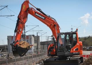 Escavatori cingolati Doosan DX140LCR-3
