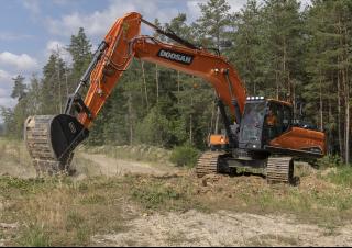 Escavatori cingolati elettrici Doosan DX300LC-7