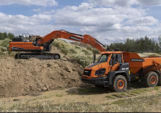 Escavatori cingolati elettrici Doosan DX300LC-7