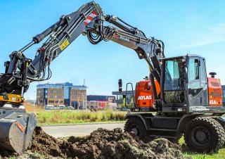 Escavatori gommati Atlas 175 W-SR