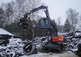 Escavatori gommati Atlas 200 MH