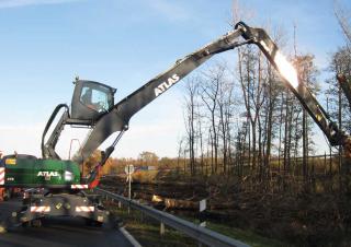 Escavatori gommati Atlas 270 MH