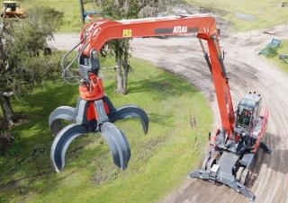 Escavatori gommati Atlas 350 MH