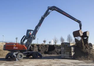 Escavatori gommati Atlas 350 MH