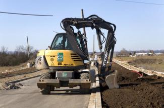 Escavatori gommati Mecalac 714 MW e