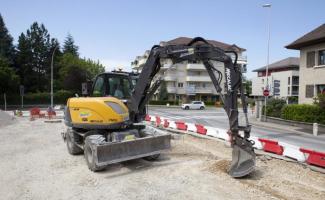 Escavatori gommati Mecalac 714 MW e