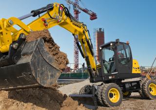 Escavatori gommati Yanmar B 110 PB