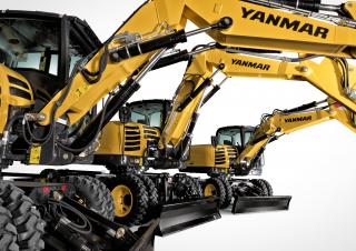 Escavatori gommati Yanmar B 75 2PB