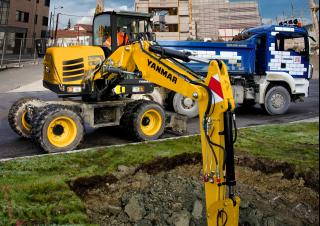 Escavatori gommati Yanmar B 75 Circular