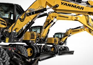 Escavatori gommati Yanmar B 95 2PB