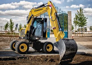Escavatori gommati Yanmar B 95 Circular