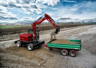 Escavatori gommati Yanmar B110W 