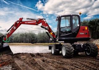 Escavatori gommati Yanmar B75W TPA 