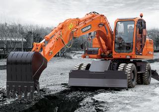 Escavatori gommati Doosan DX 140 W