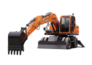 Escavatori gommati Doosan DX140W