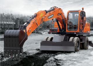 Escavatori gommati Doosan DX160W