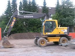 Escavatori gommati Volvo EW160B