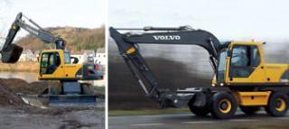 Escavatori gommati Volvo EW160B