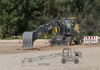 Escavatori gommati Volvo EW180E