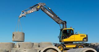 Escavatori gommati Volvo EW210C