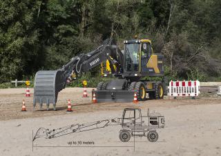 Escavatori gommati Volvo EW180E