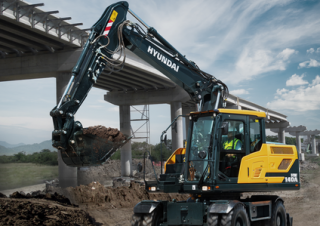 Escavatori gommati Hyundai HW140A