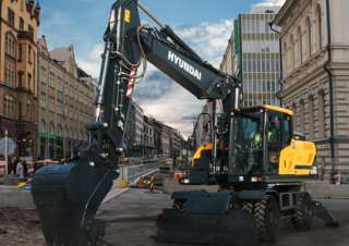 Escavatori gommati Hyundai HW210A