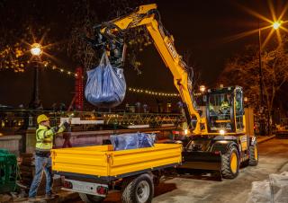 Escavatori gommati JCB Hydradig 110W
